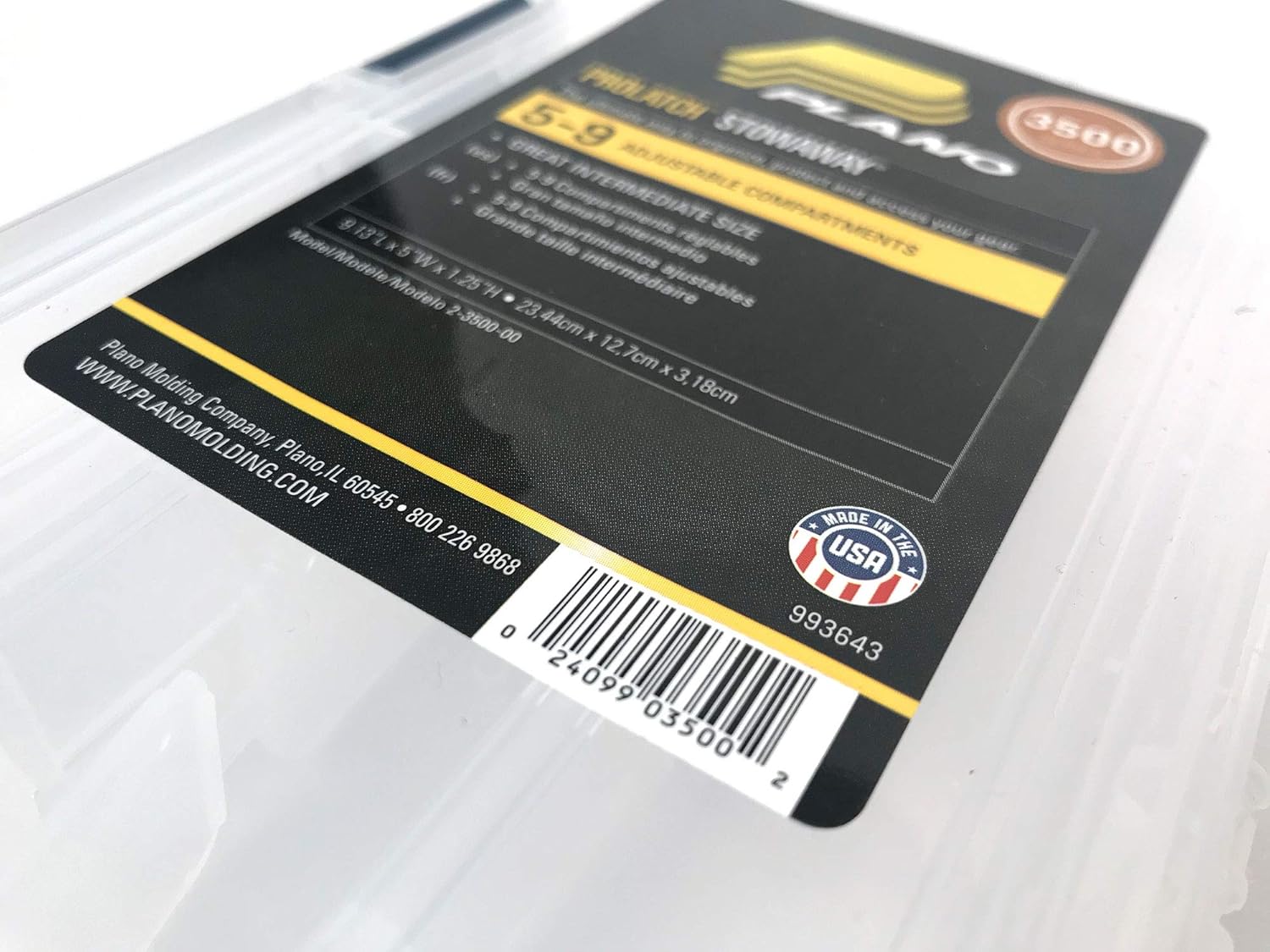 Plano Tackle Boxes,4 pack of 3500 Prolatch Stowaway Tackle Utility Boxes, Fishing Tackle Storage, blue - Image 2